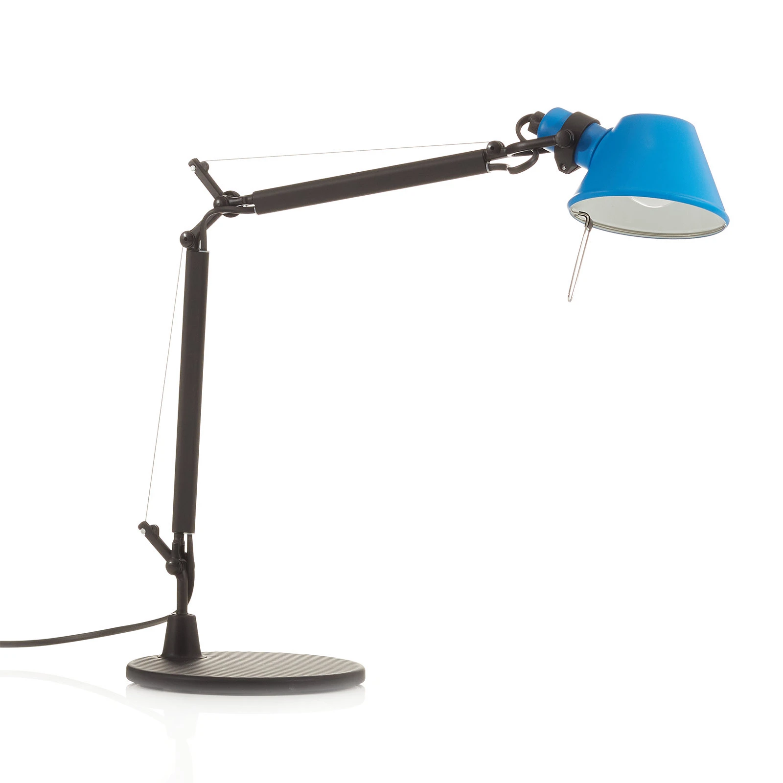 Stolik Artemide Tolomeo Micro Bicolour czarny/niebieski