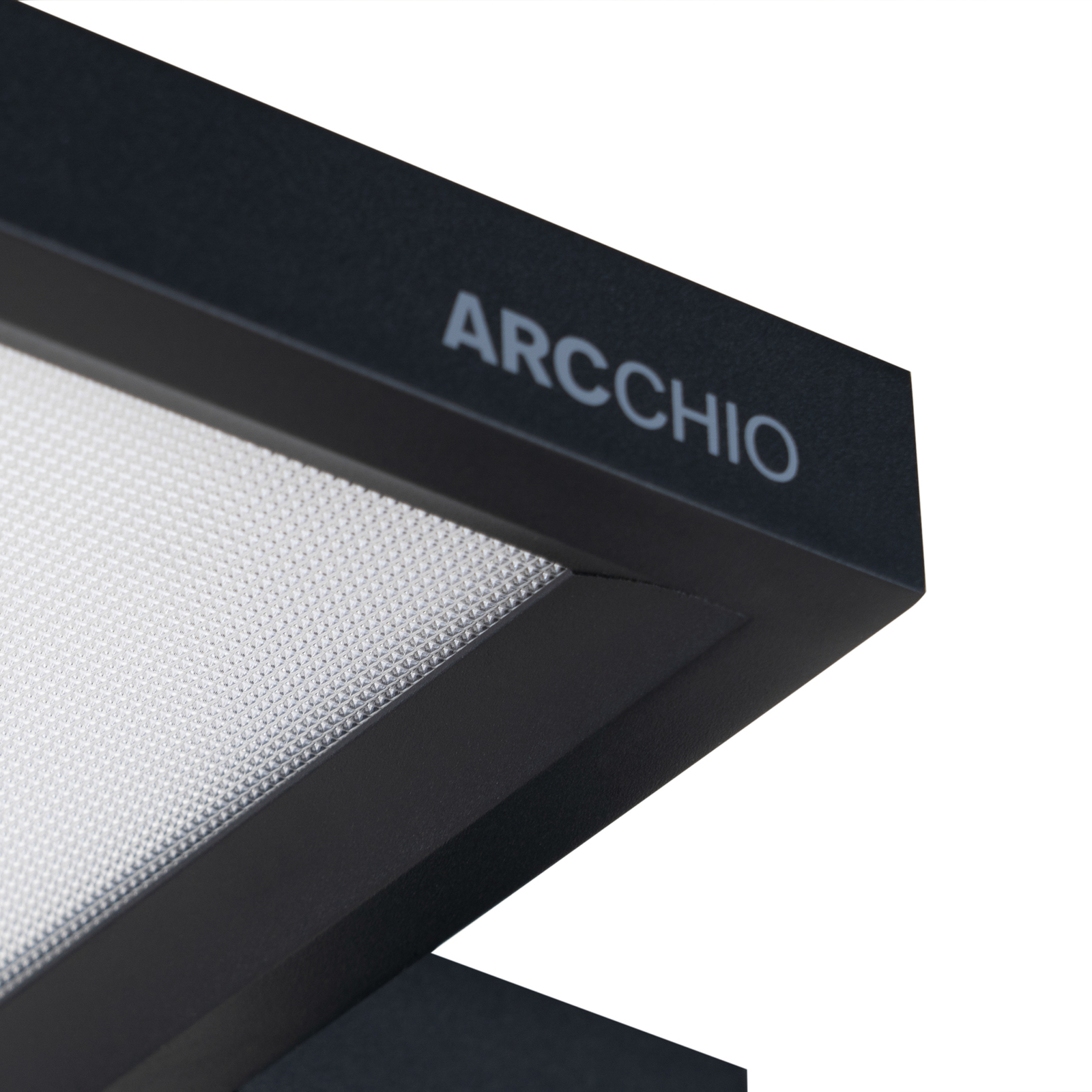 Arcchio Nelus LED kantoor vloerlamp, sensor zwart