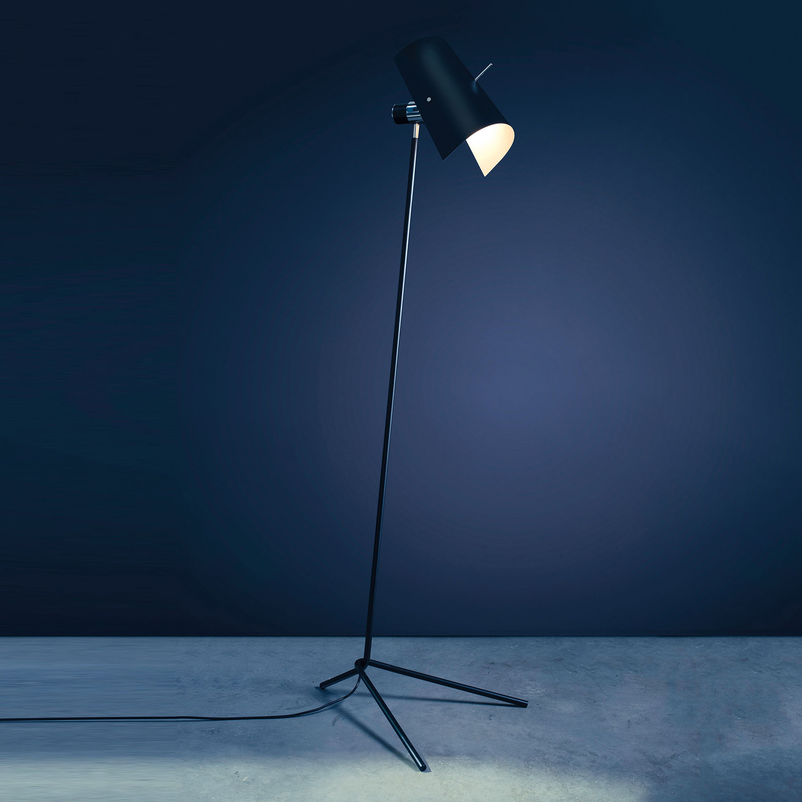 NEMO Claritas designer floor lamp, movable