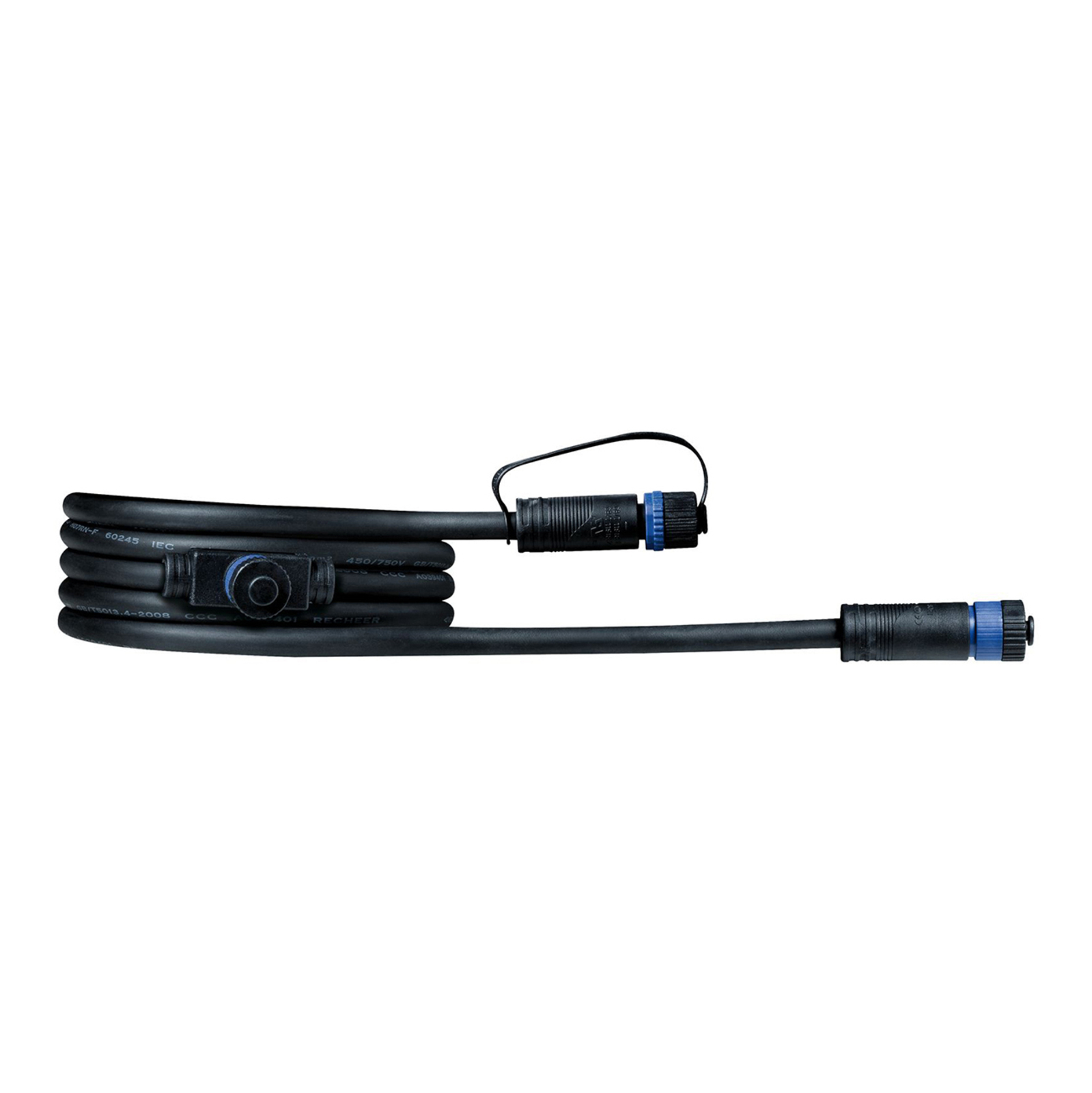 Paulmann Plug & Shine 93926 kabel 2m, 1 inn/2 ut