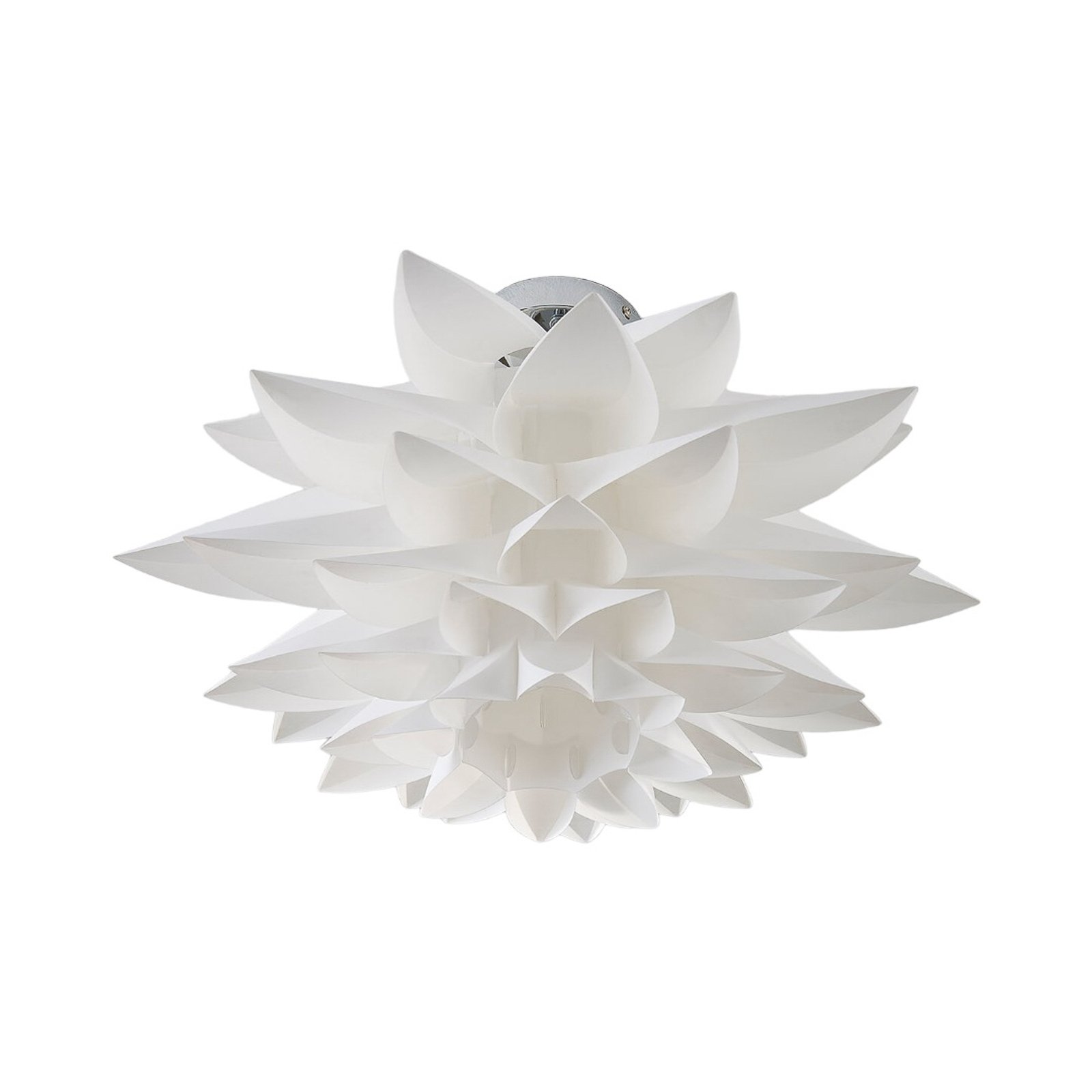 Rimon - plafondlamp met bloemen in het wit
