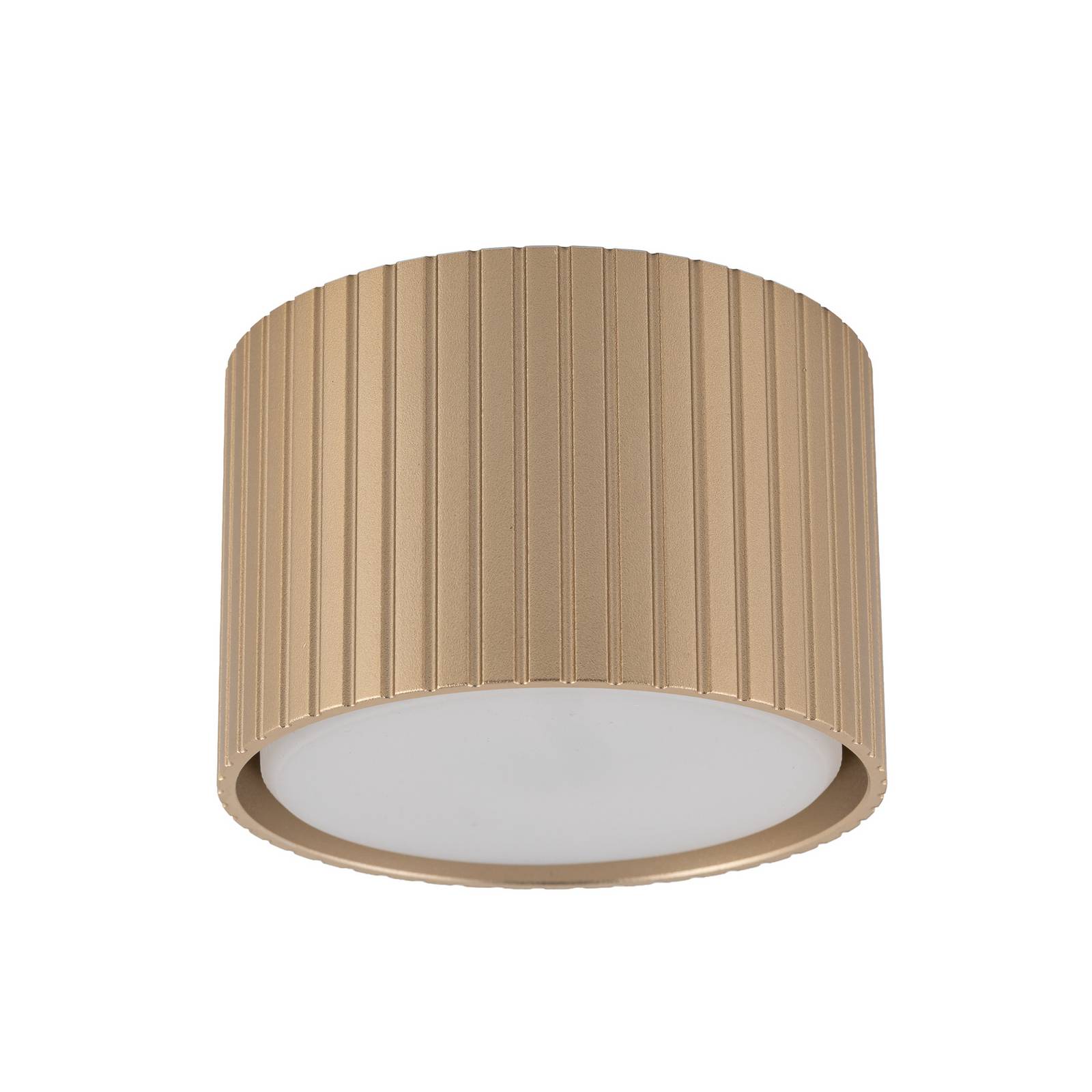 Downlight Ferro, beige, Kunststoff, 6 cm hoch, GX53