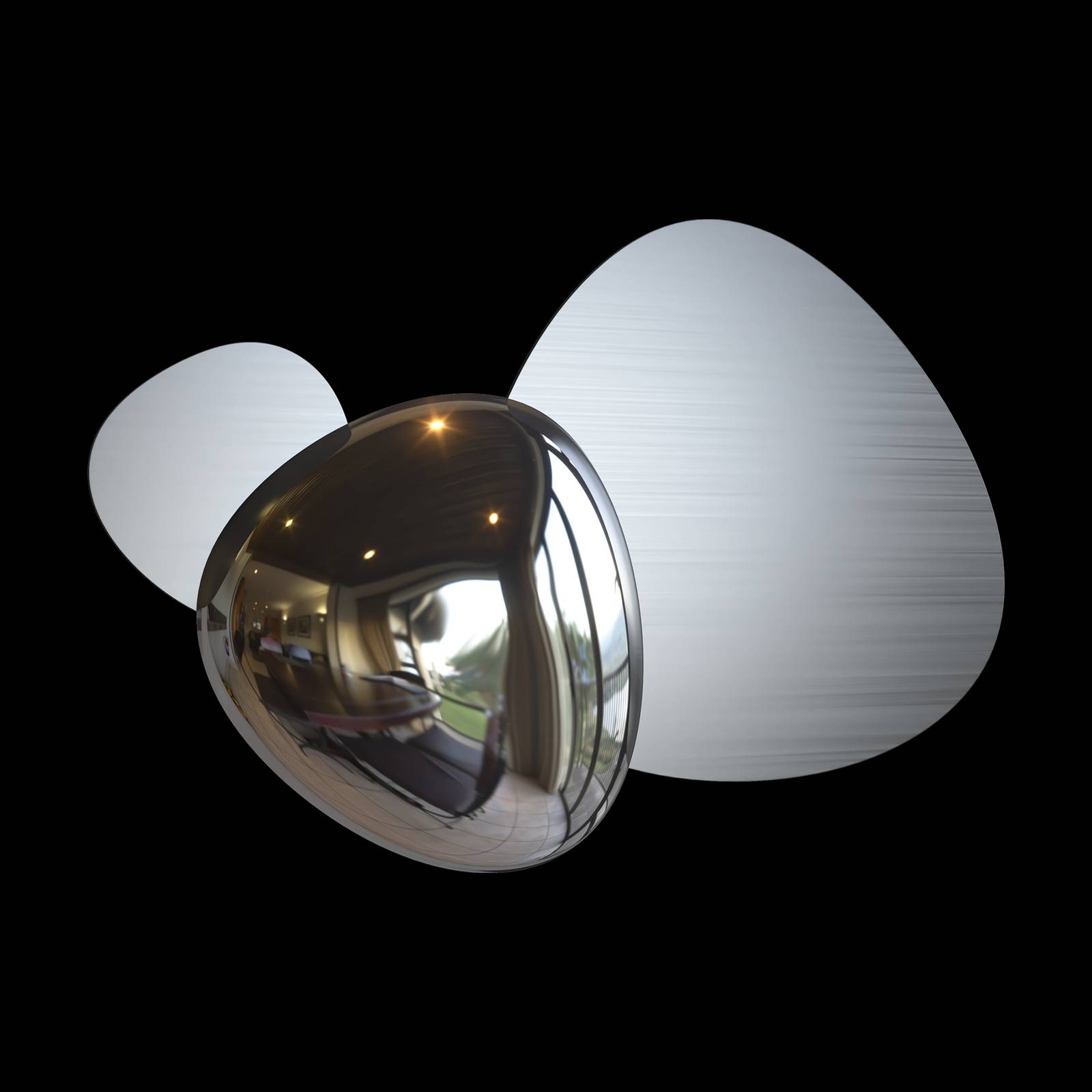 Image of Maytoni Jack-stone applique LED, 36,6 cm, nichel
