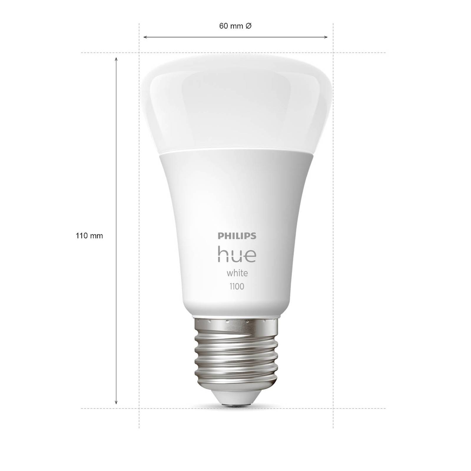 Philips Hue White E27 9,5W żarówka LED 827 1.055lm