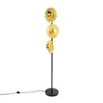 Senmia 3 Stojaca Lampa Gold - Lindby