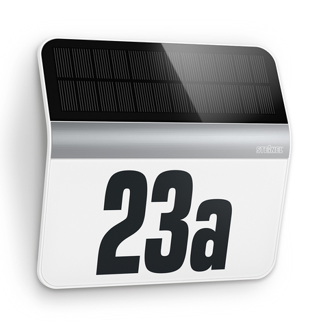 STEINEL XSolar LH-N LED-Hausnummernlampe edelstahl