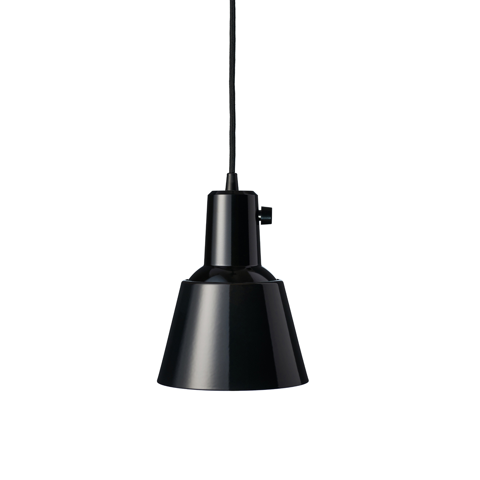 midgard K831 lámpara colgante, esmaltada en negro