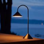 FRANDSEN lampe de table LED Grasp, noir, hauteur 47 cm, métal