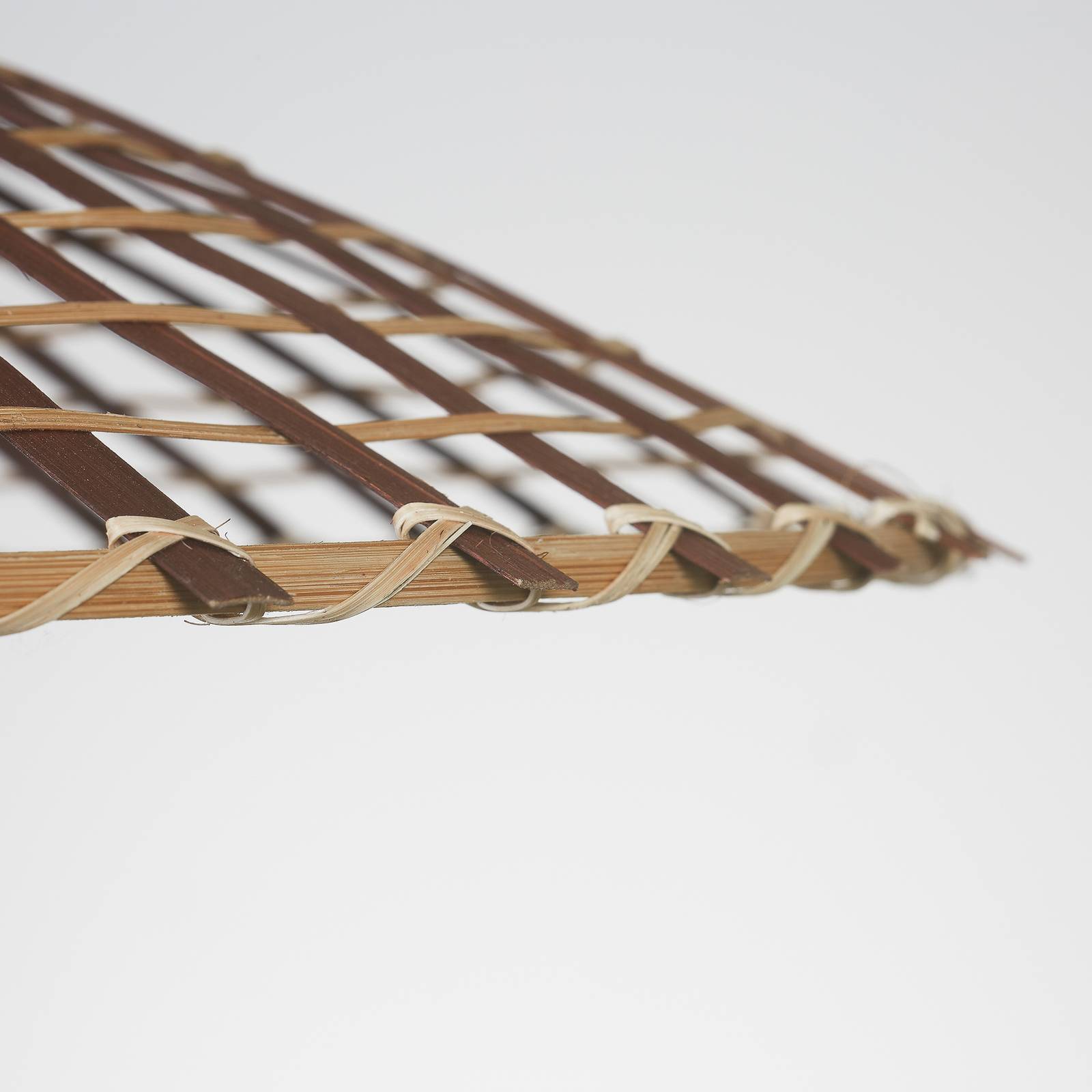 GOOD & MOJO Żyrandol Machu Picchu, brązowy, Ø 57 cm, bambus