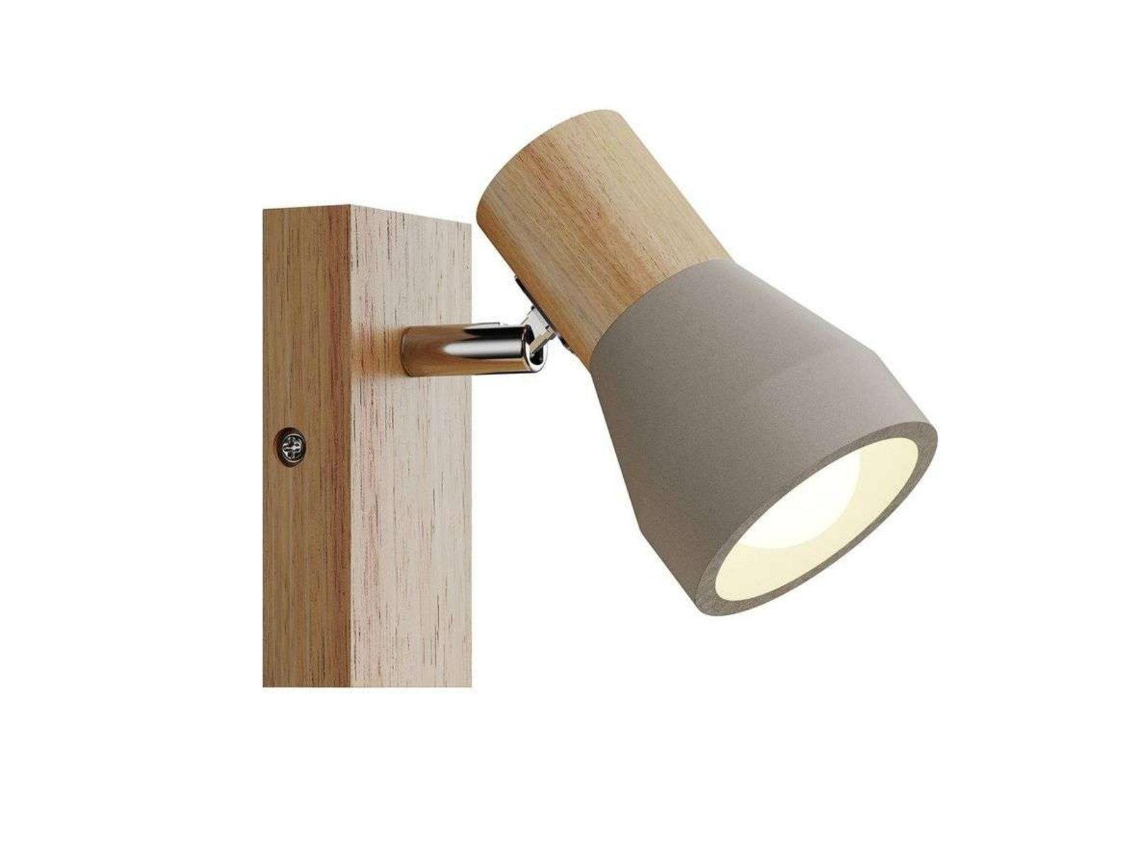 Filiz Wall Lamp Wood/Concrete - Lindby