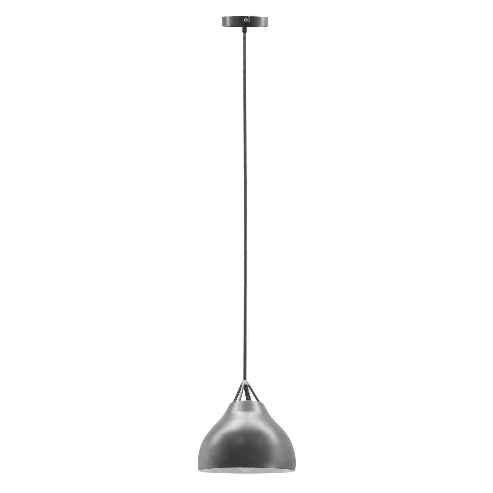 Dyberg Larsen Pyra hanglamp, Ø 29 cm, grijs, metaal