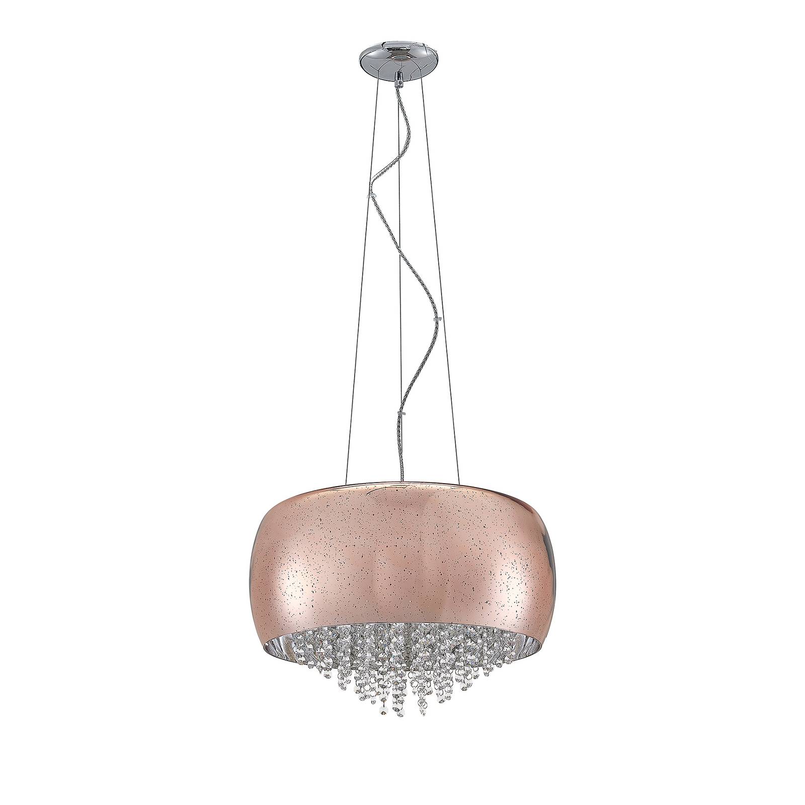 Lucande Designer Pendant Light - Living / Dining Room - Hanging Light - dimmable - Copper