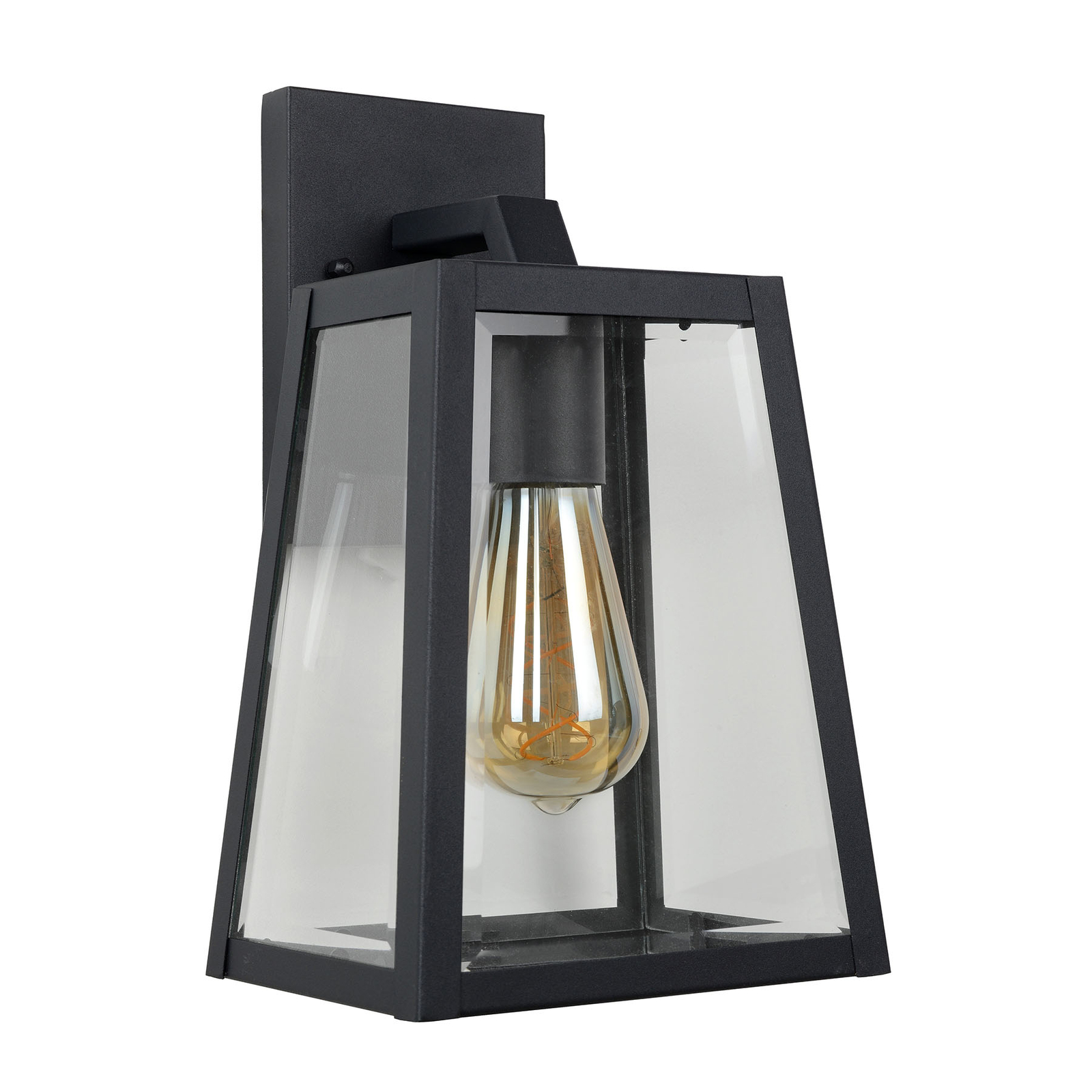 Matslot buitenwandlamp met helder glas