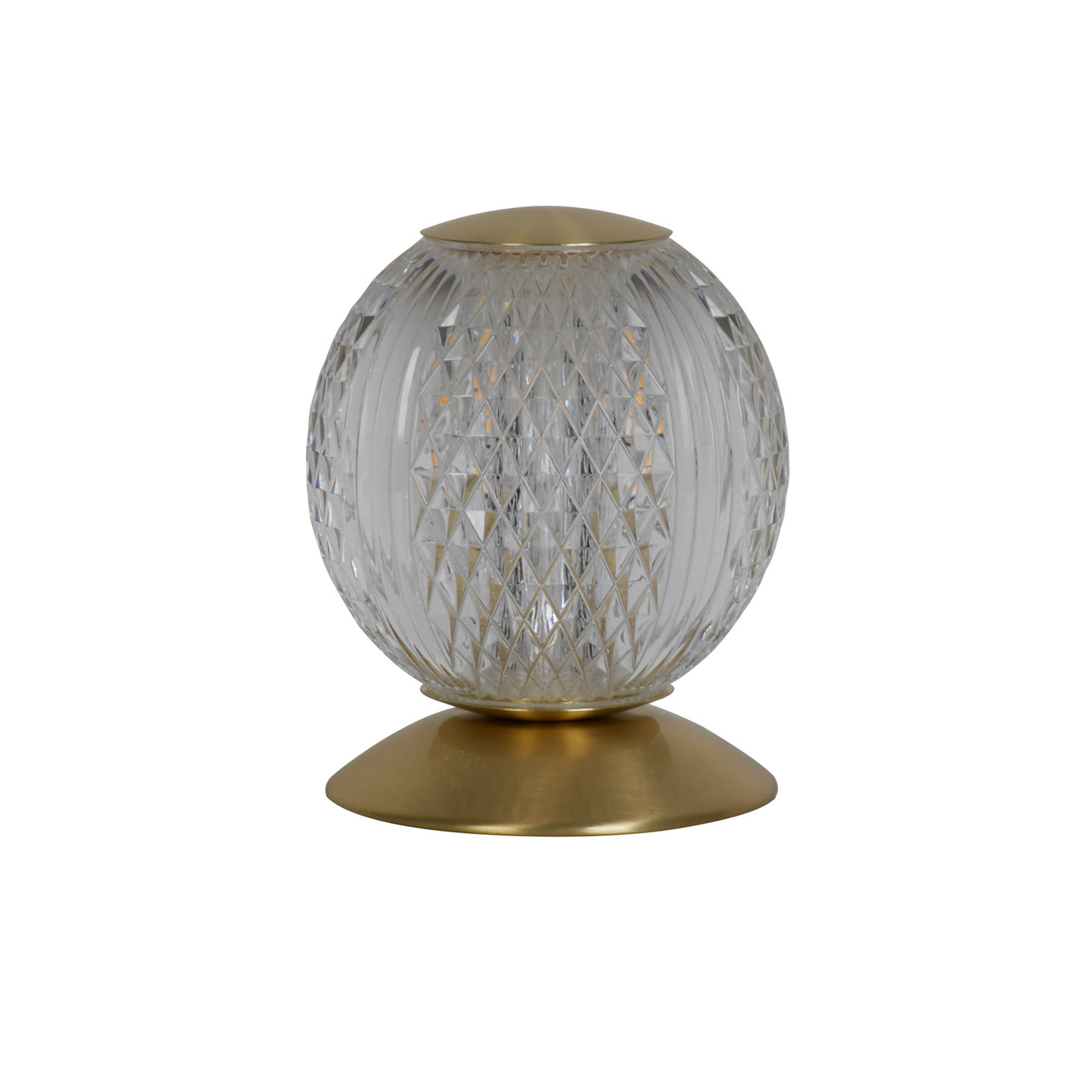 Allure table lamp brass-coloured, steel, acrylic