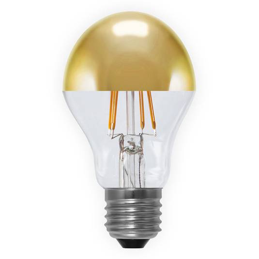 E27 4,5 W LED-Kopfspiegellampe A60 gold 430 lm 827