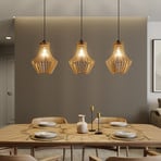 Envostar Floj hanging light birch plywood 3-bulb