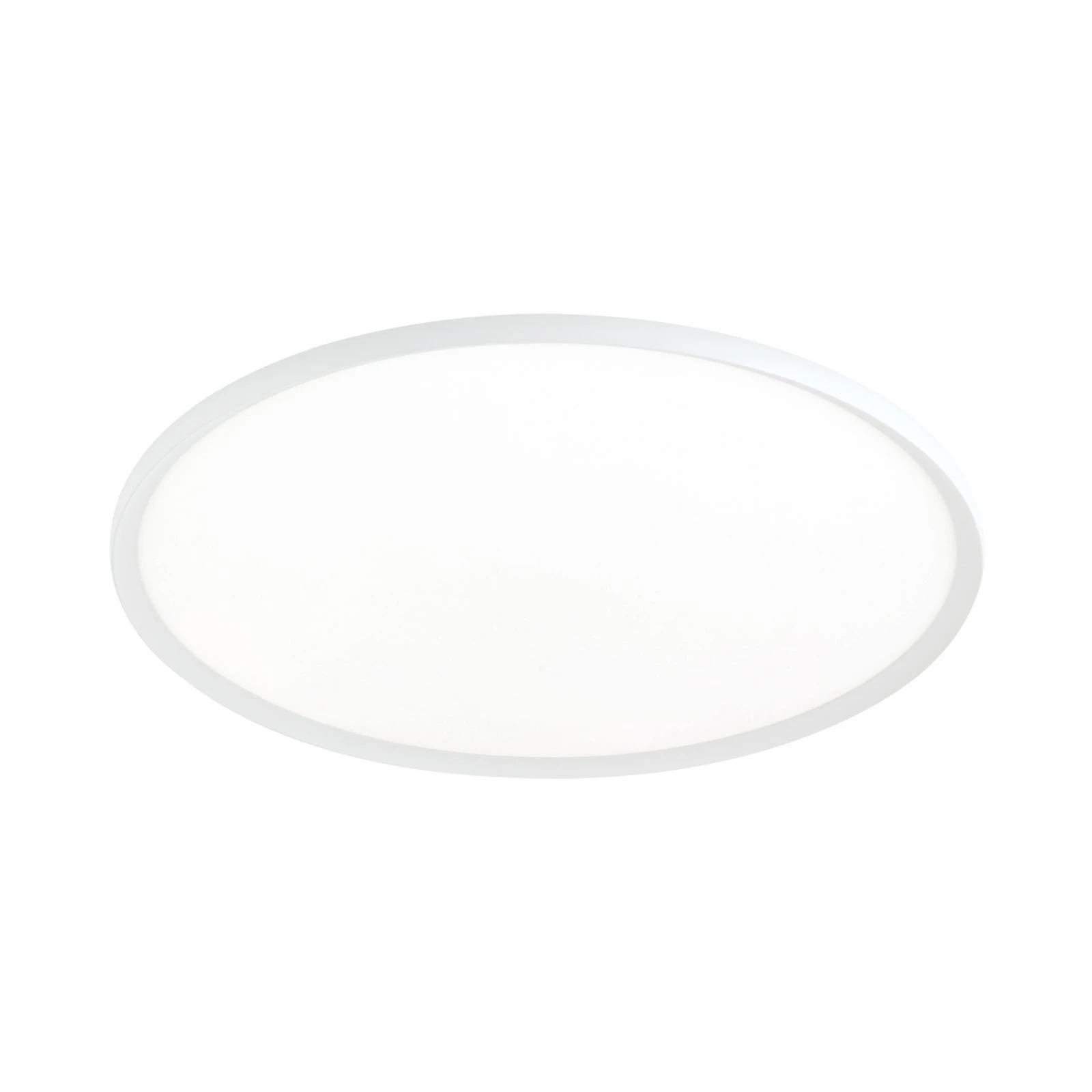 stropné LED svetlo Kant, Ø 80 cm, biele, CCT, kov/plast