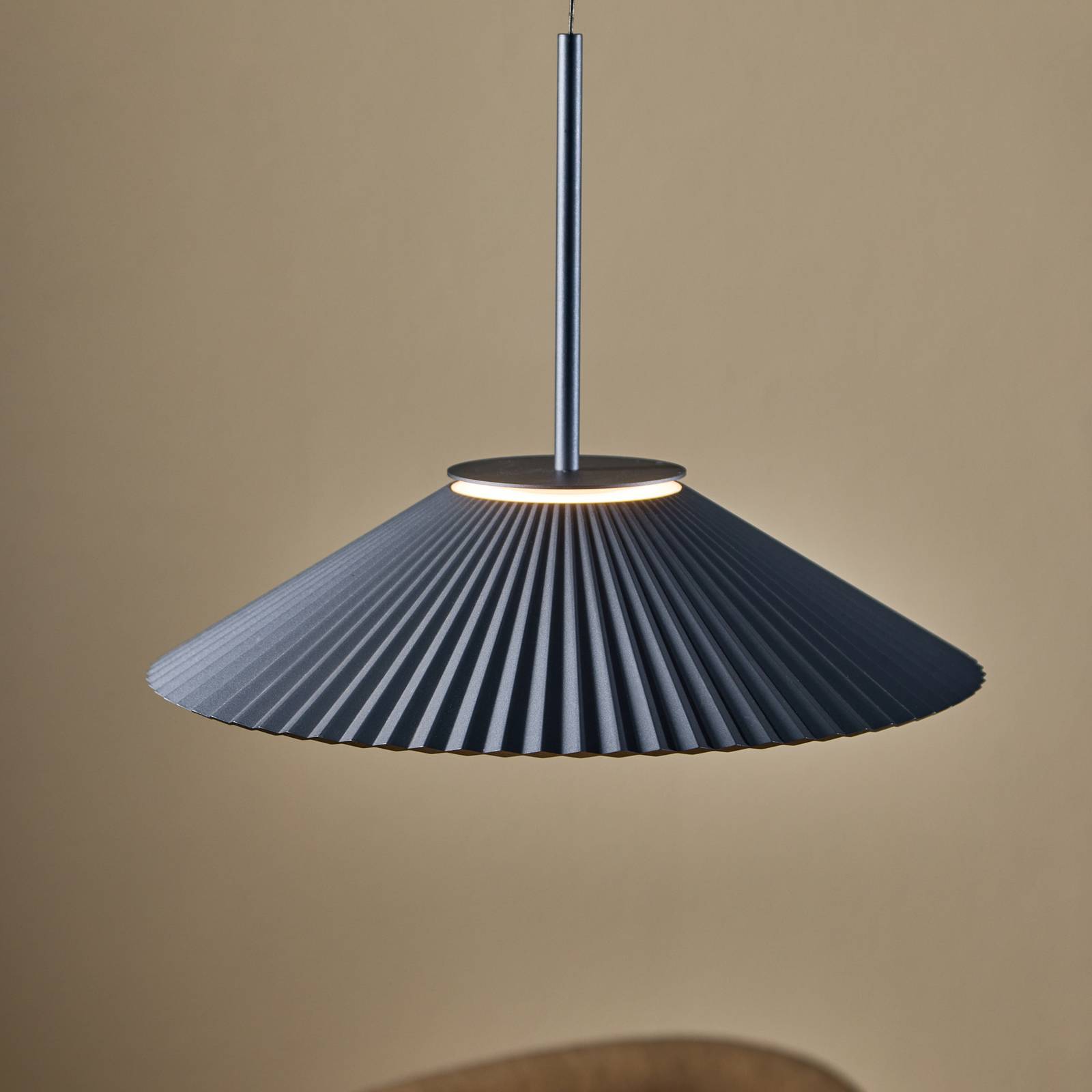 Żyrandol LED LOOM DESIGN „Ballerina”, ciemnoniebieski, Ø 35 cm
