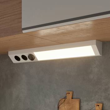 Arcchio Asira lámpara LED bajo mueble, CCT, plata