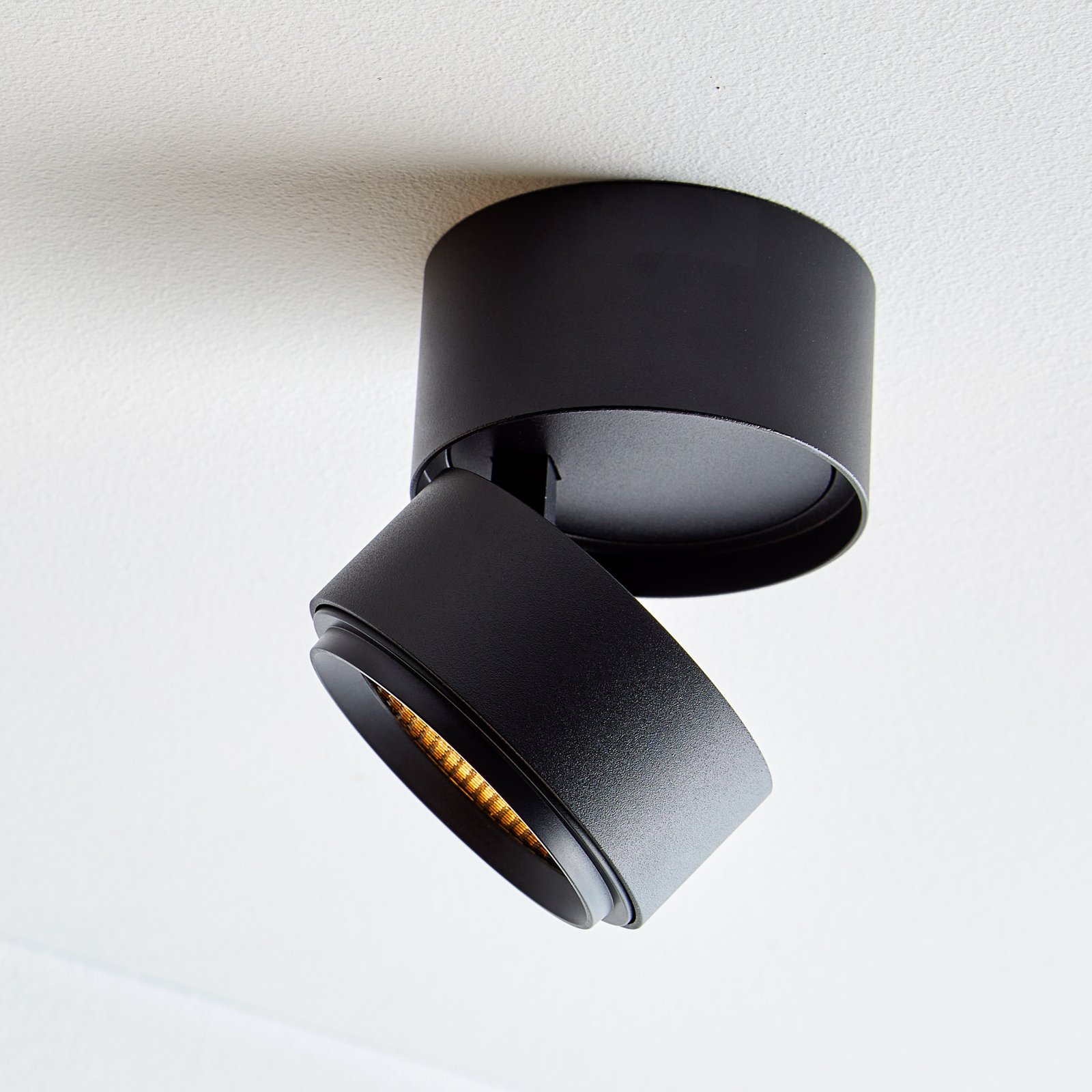 LOOM DESIGN Ray LED-Deckenspot Ø11,1cm 20W schwarz