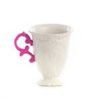 SELETTI caneca I-Wares, branco / cor-de-rosa, 300 ml, porcelana