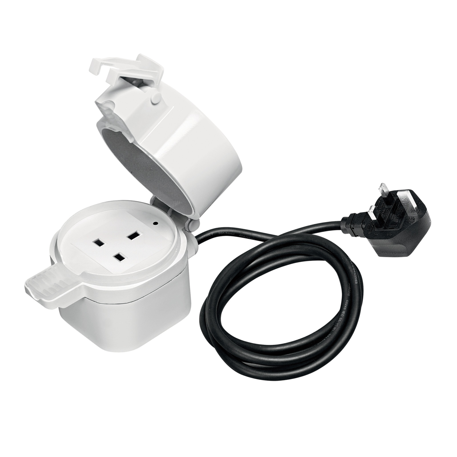 LEDVANCE SMART+ ZigBee Outdoor Plug UK, plastic, L: 14.4 cm, W: 9.8 cm
