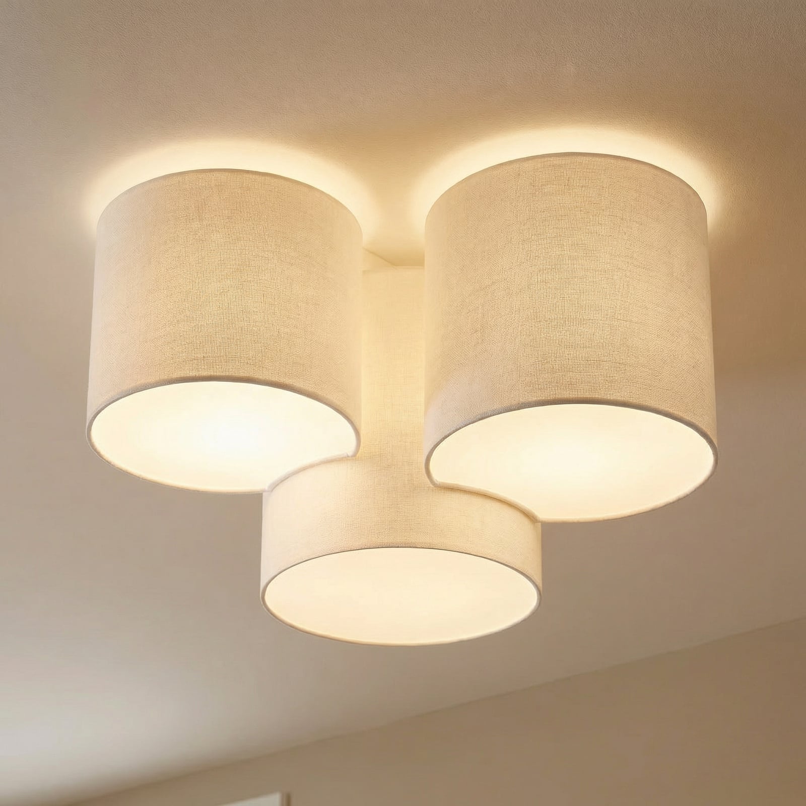 Lampa sufitowa Mona 3-punktowa, biała