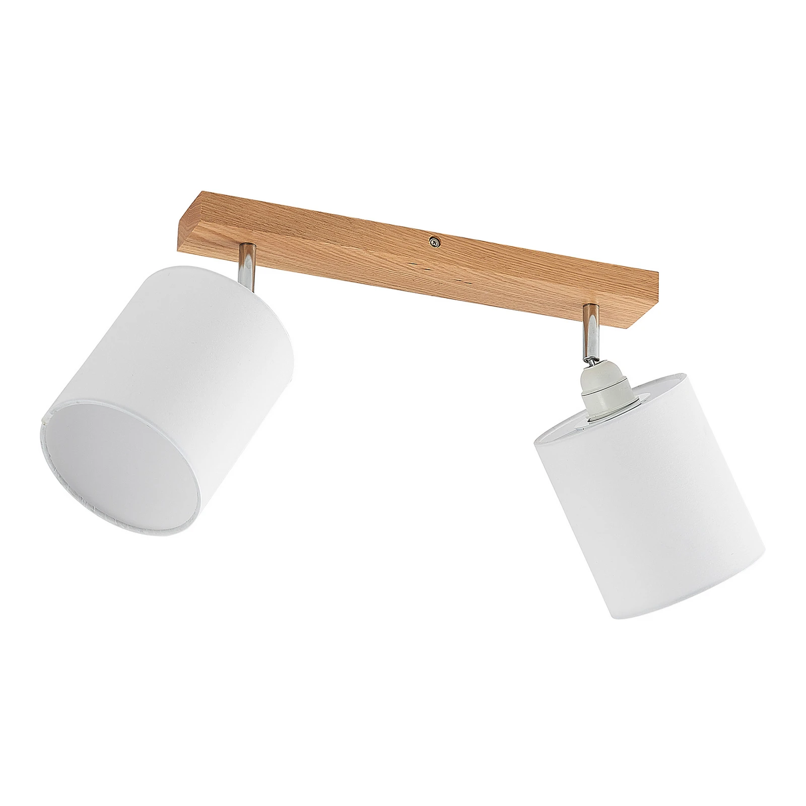 Lindby Imarin griestu spīdums, 2 gaismas avoti, ozols/balts