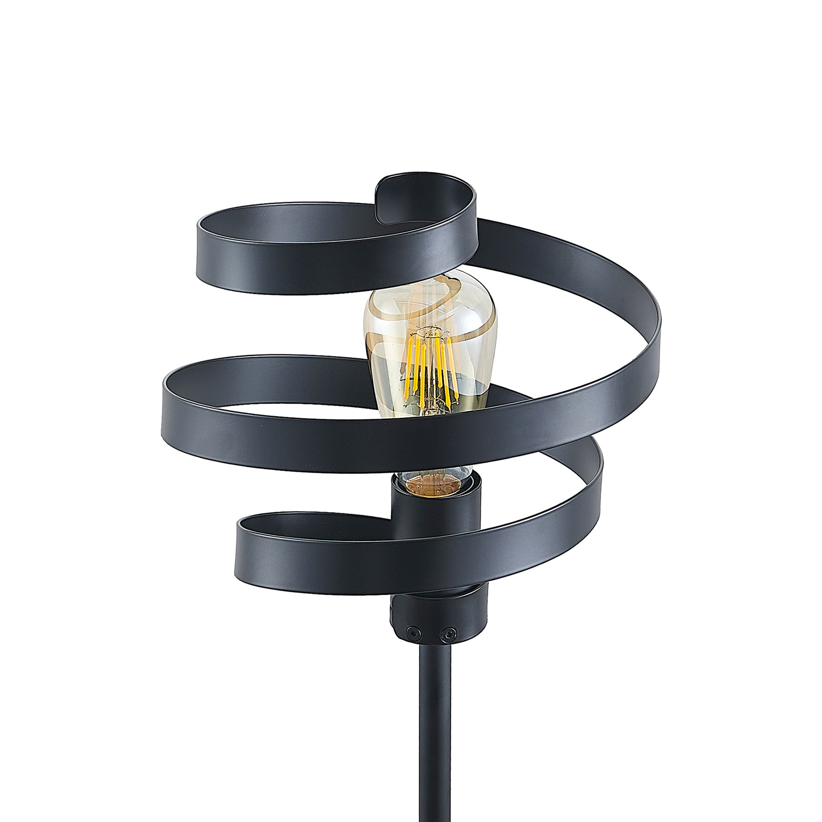 Lindby Colten stojací lampa, černá