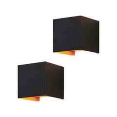 Lampa ścienna Arcchio Zuzana, zestaw 2 sztuk, czarno-złota, G9, 10 cm