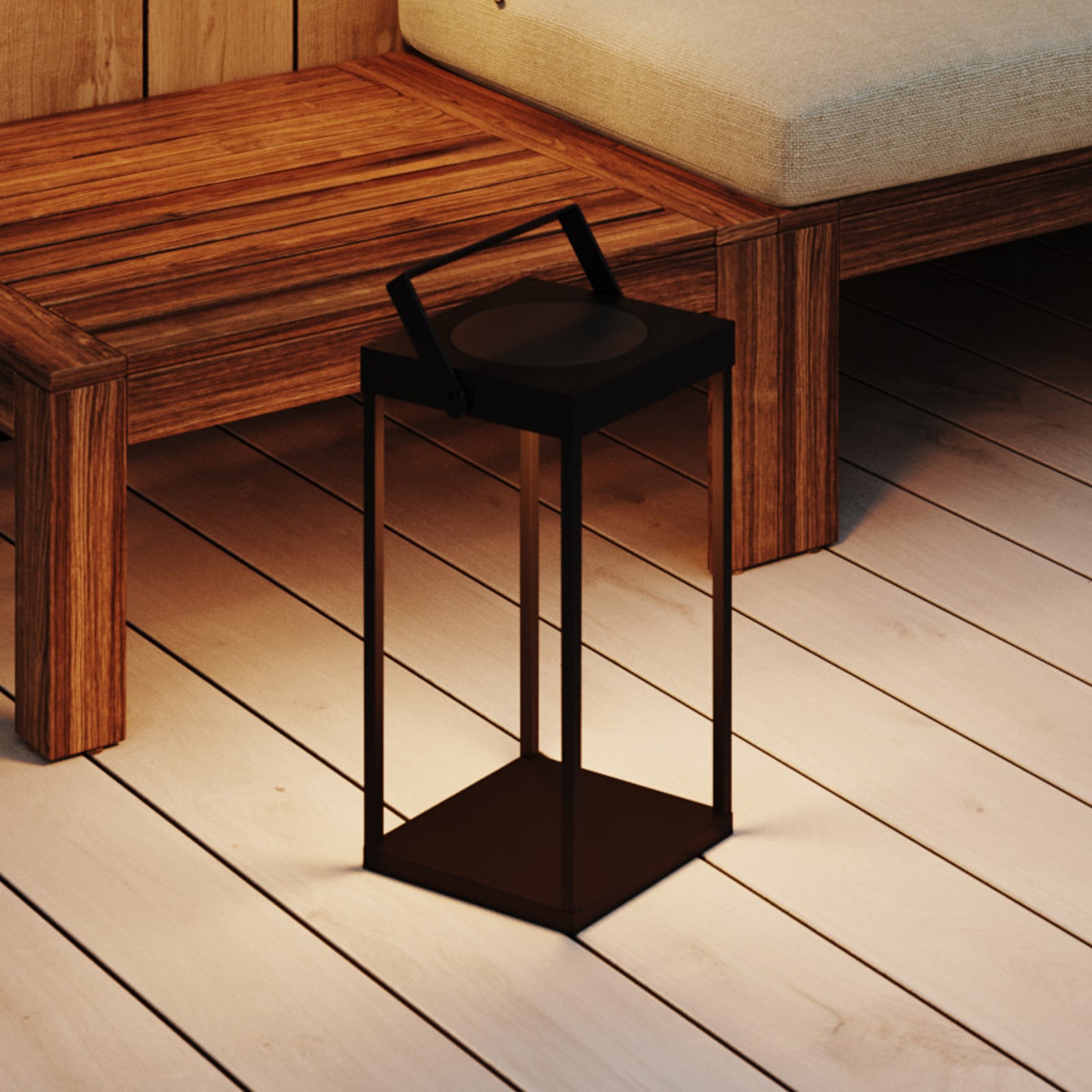 Pure Solar Udendørs Lantern H42 Black Markslöjd - Terrasse - Moderne - Metal - Lanterne