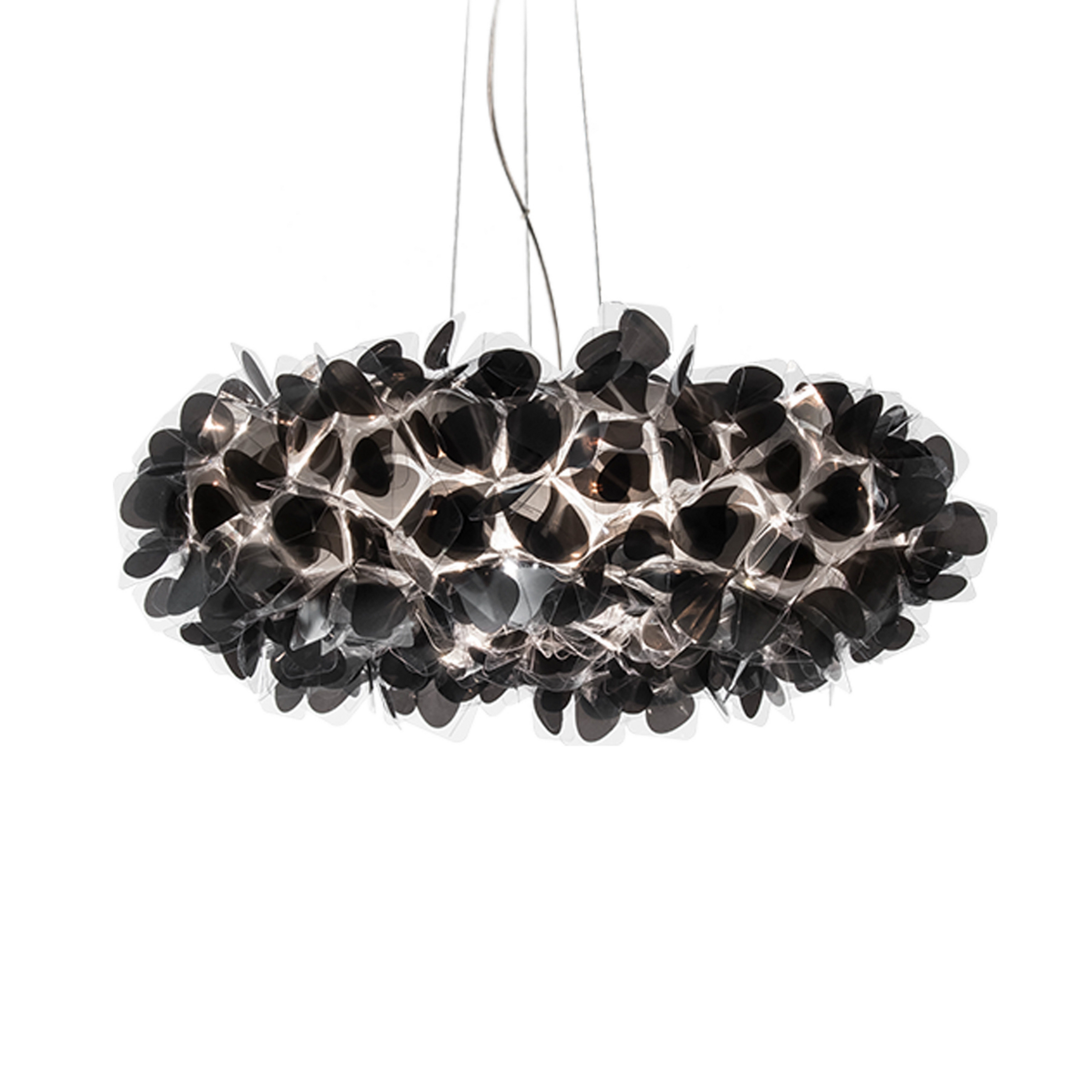 Clizia Mama Non Mama hanglamp, Ø78cm, zwart/helder - Slamp