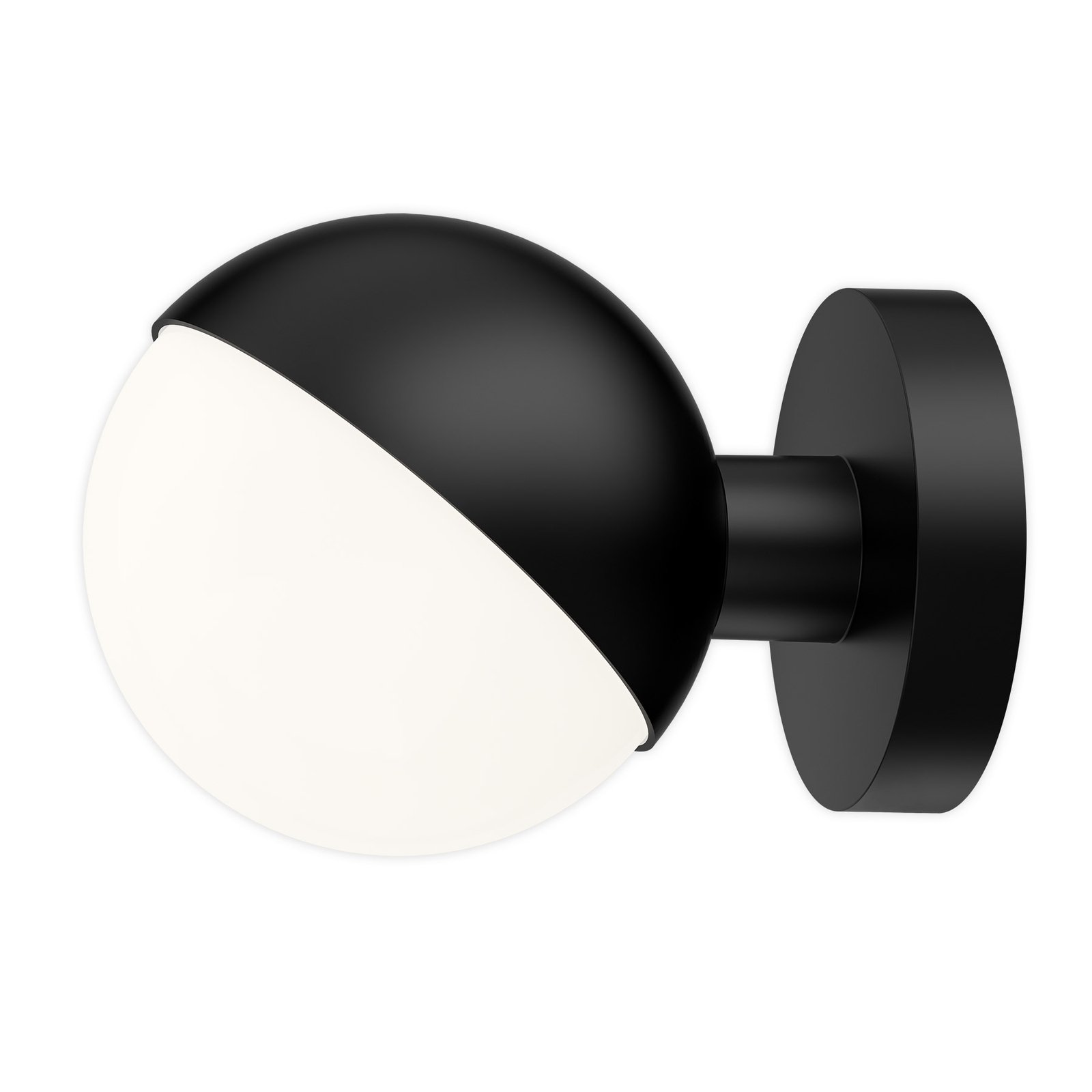 VL Studio Candeeiro de Parede Ø150 Hardwired Black - Louis Poulsen