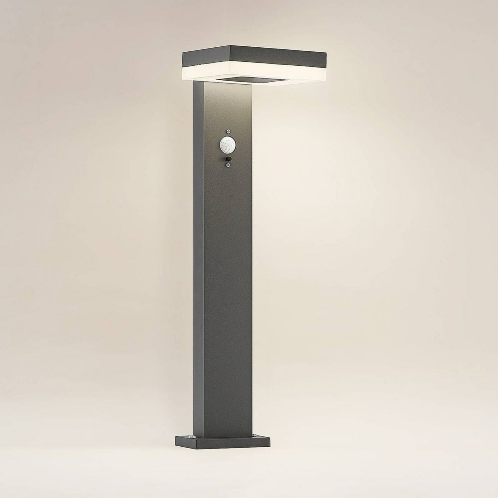 Laira Lámpara solar Lámpara Jardín w/Sensor Anthracite - Lindby