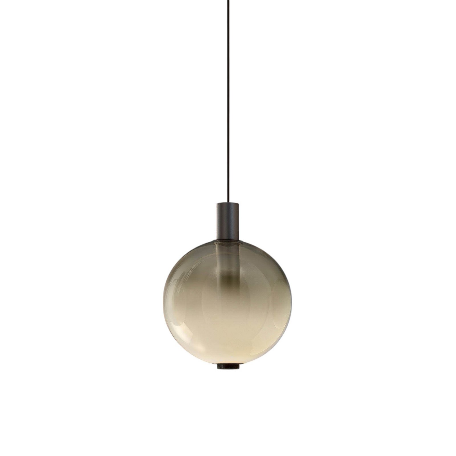 OLEV LED-Hängeleuchte BEAM STICK NUANCE, grau, Ø 20 cm, 927