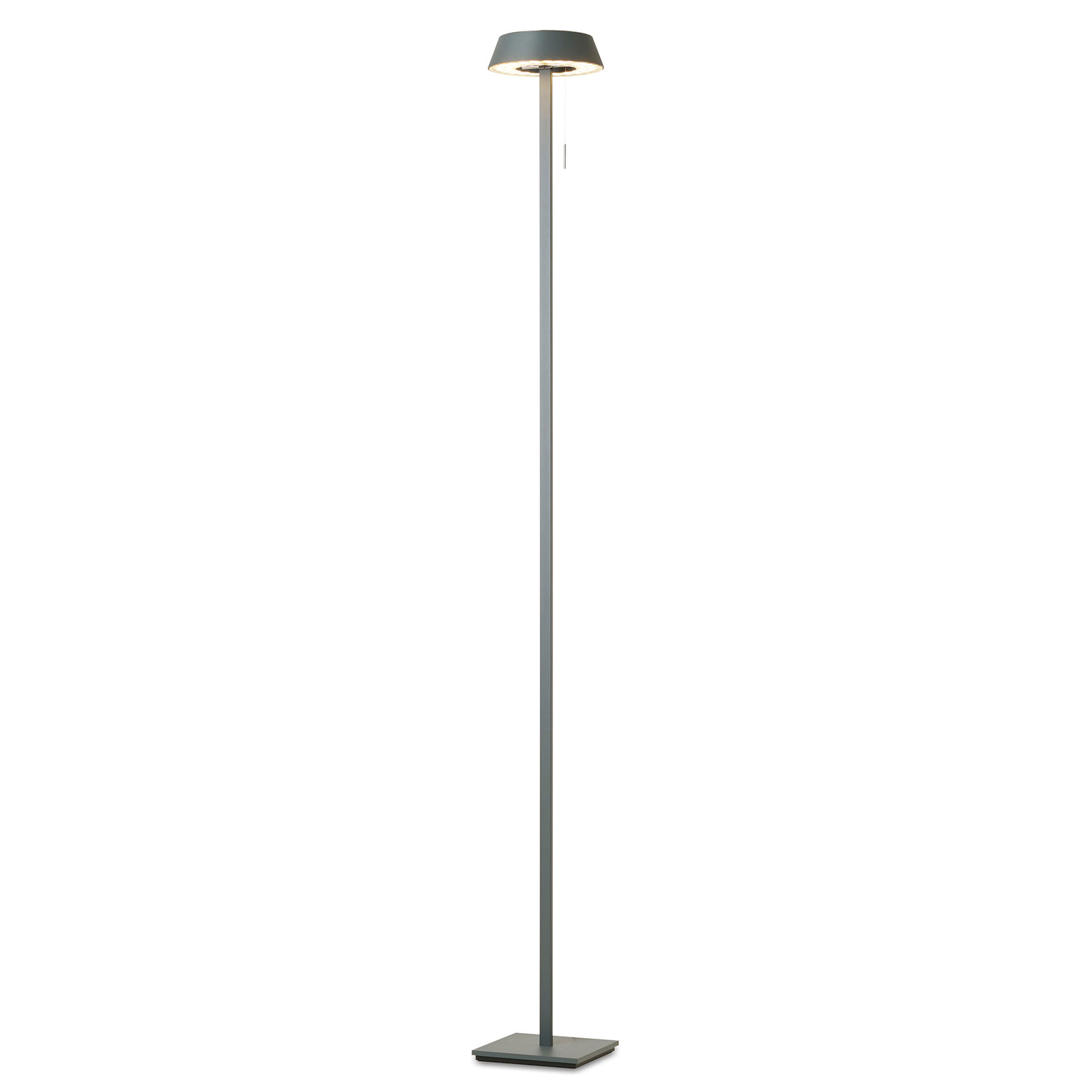 OLIGO Glance LED-gulvlampe, grå matt