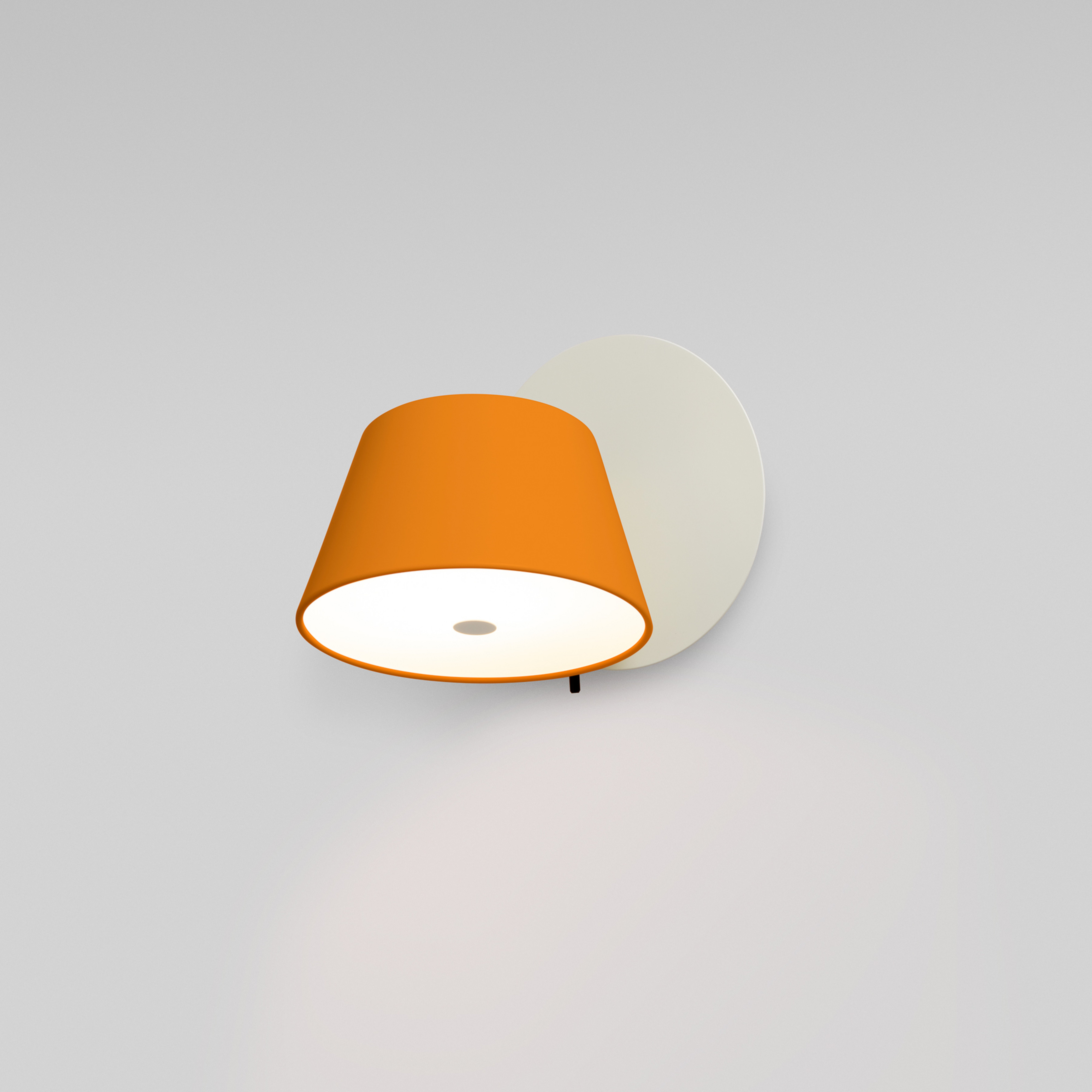 MARSET Tam Tam applique murale 1 lampe blanc/orange mat