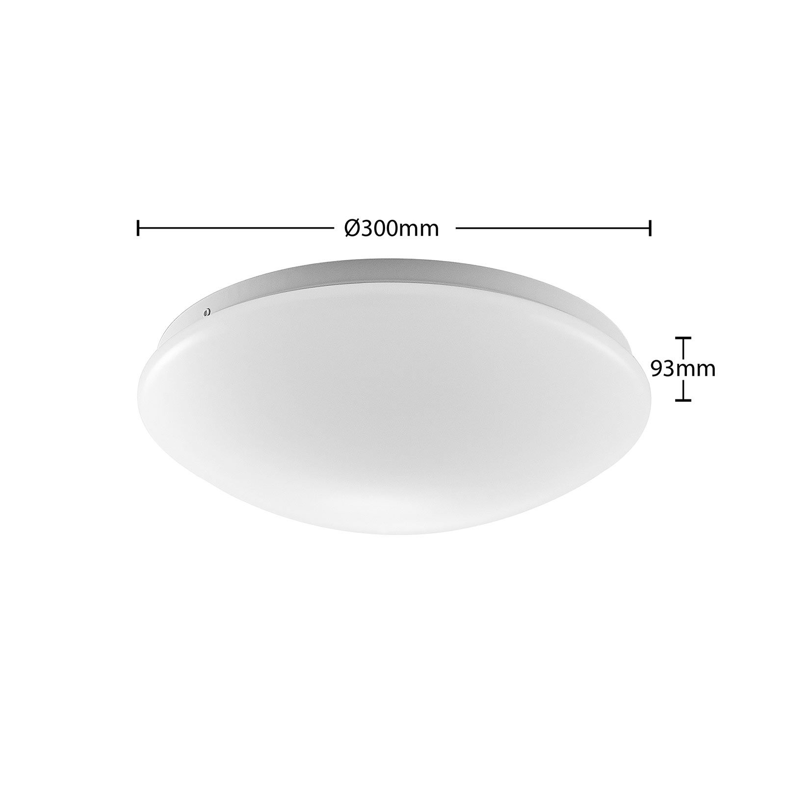 Arcchio Younes LED-Deckenlampe, weiß, rund