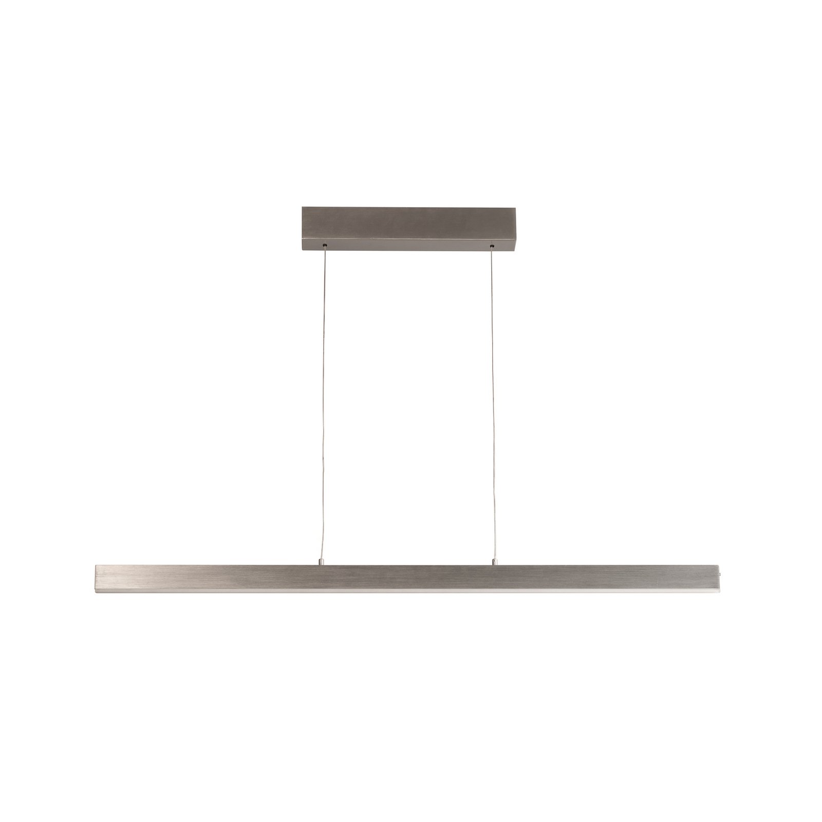 LED pakabinama lempa Silvano, nikelis, ilgis 115 cm, CCT, Touchdim