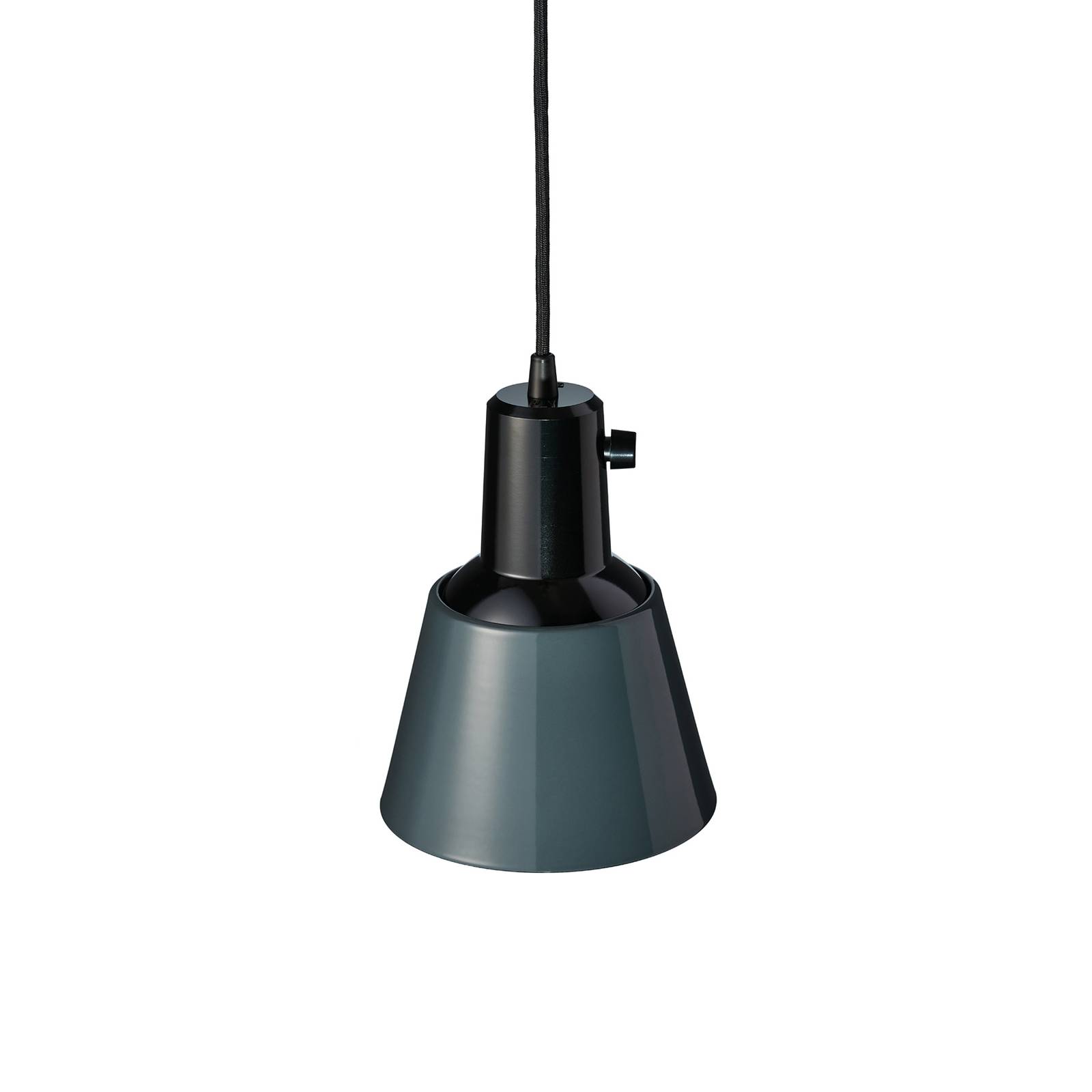 lampa wisząca midgard K831, emaliowana antracytowa