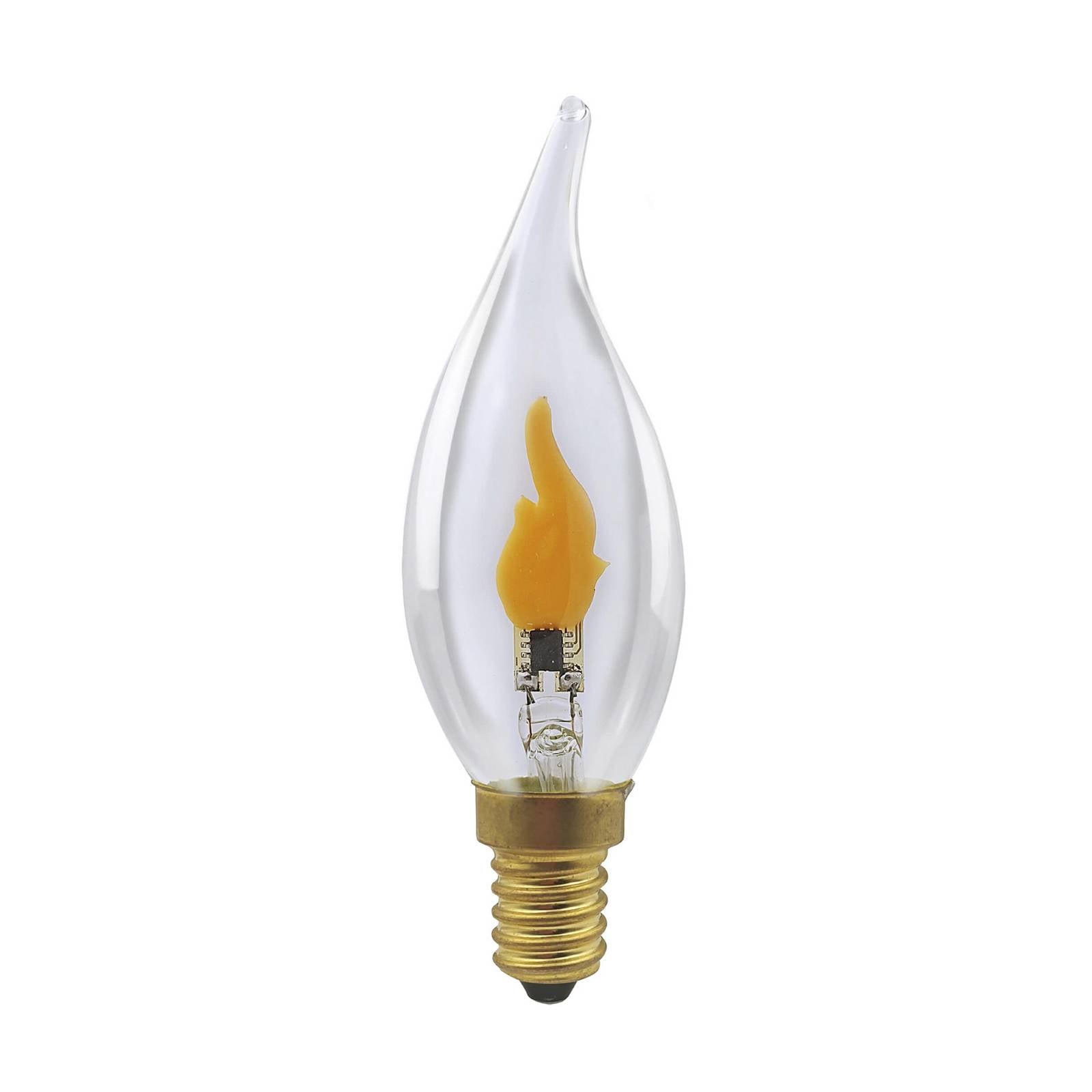 SEGULA LED Fire Flame Line E14 0,2W Kerze Windstoß 1800K