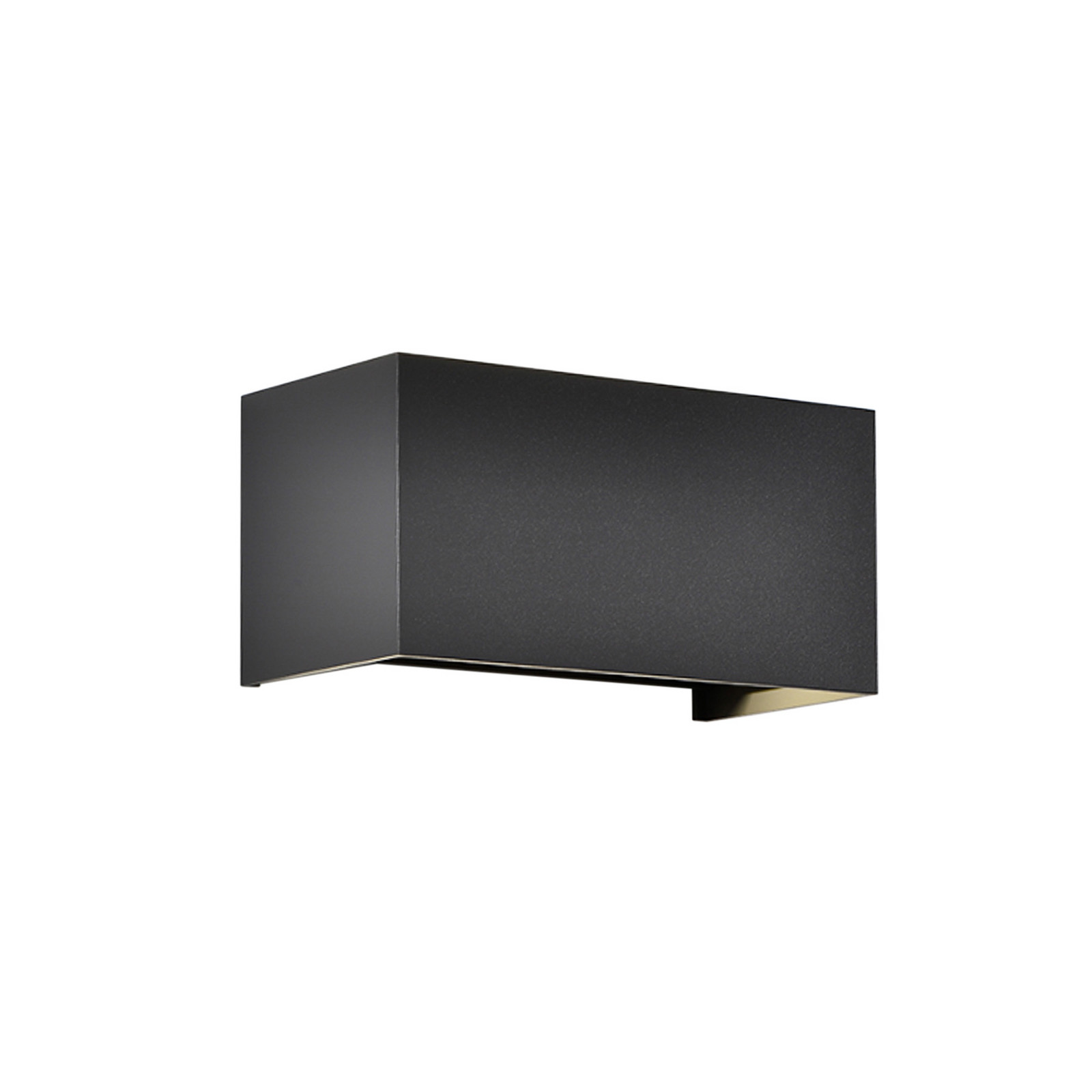 Mantra Iluminación Davos dvostruka LED vanjska zidna svjetiljka, crna, prigušiva, aluminij - crno