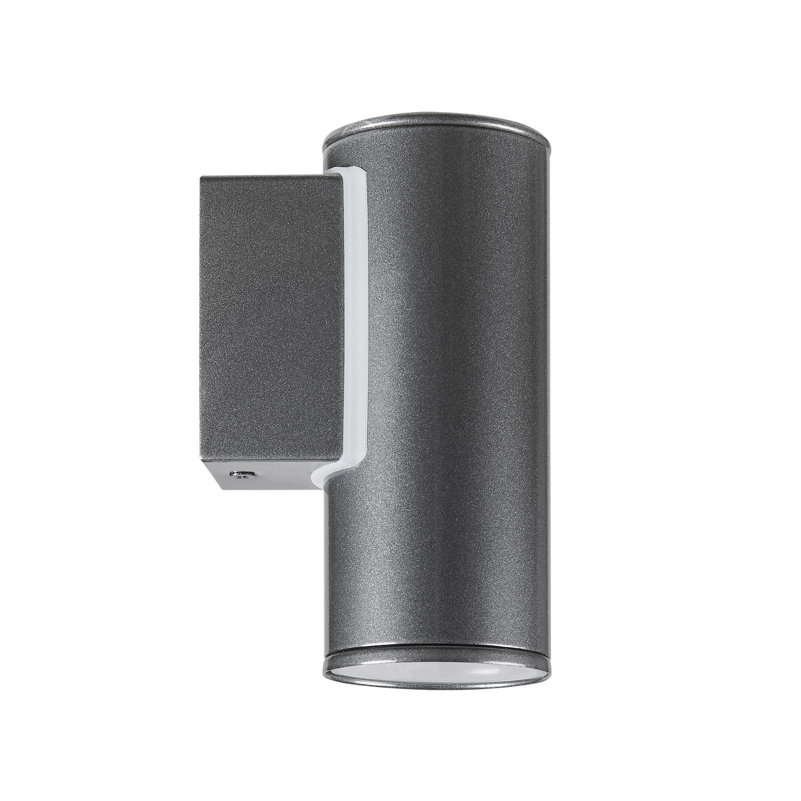 Wandlampe Riga, anthrazit, Höhe 15 cm, Metall