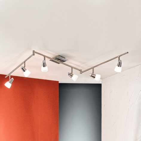 Flexible Deckenleuchte MIRTEL - 6-flammig