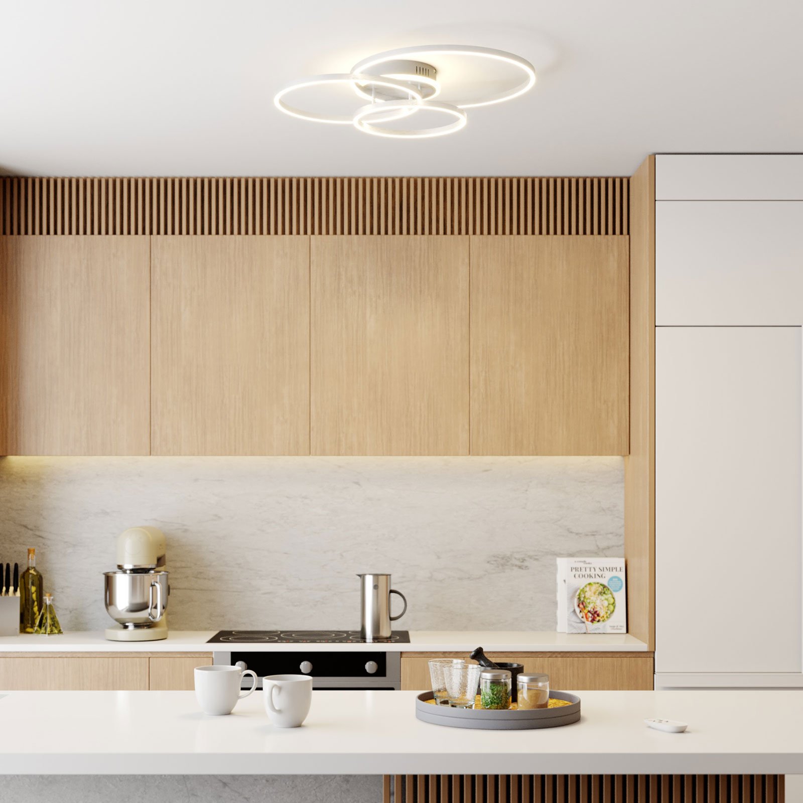 Tula loftlampe Smart Home nikkel - Lindby