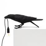 LED decoratie-terraslamp Bird Lamp spelend zwart