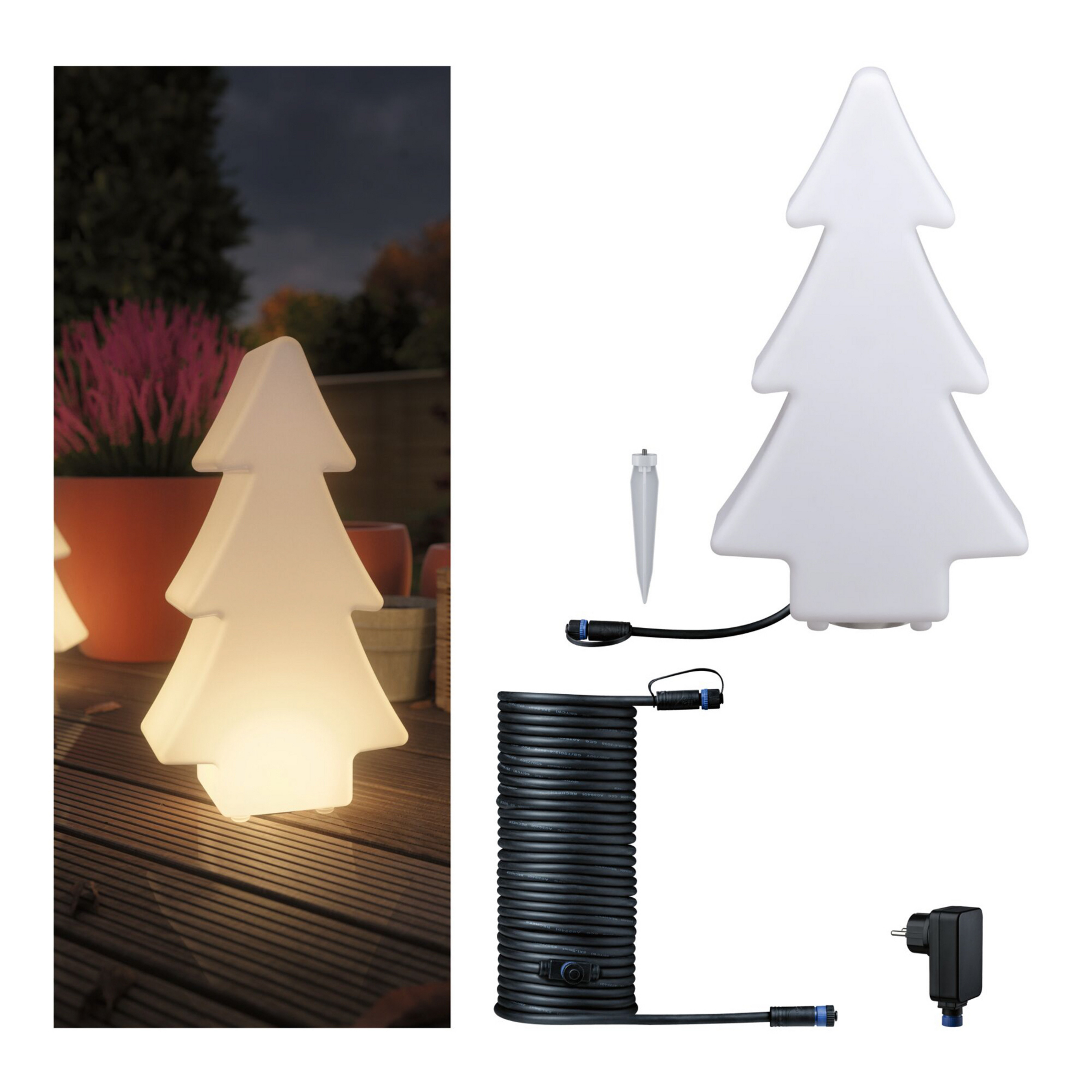 Paulmann Smart Kit de Noël LED Plug & Shine Tree Câble de 10 m