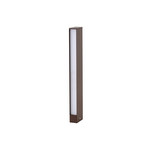 Lirka LED path light, height 60 cm, rust, IP65 - Lucande