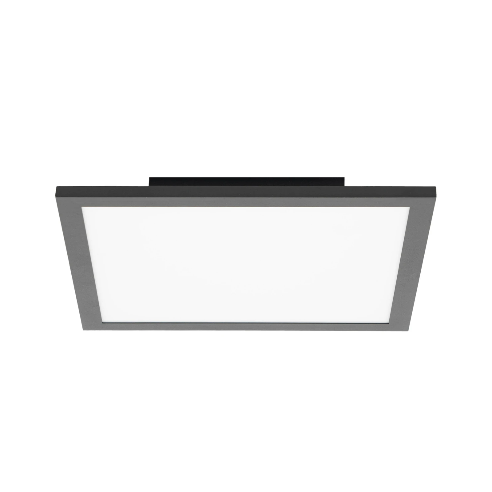 Lindby panel LED Lamin, negro, 30 cm, CCT, atenuable, control remoto