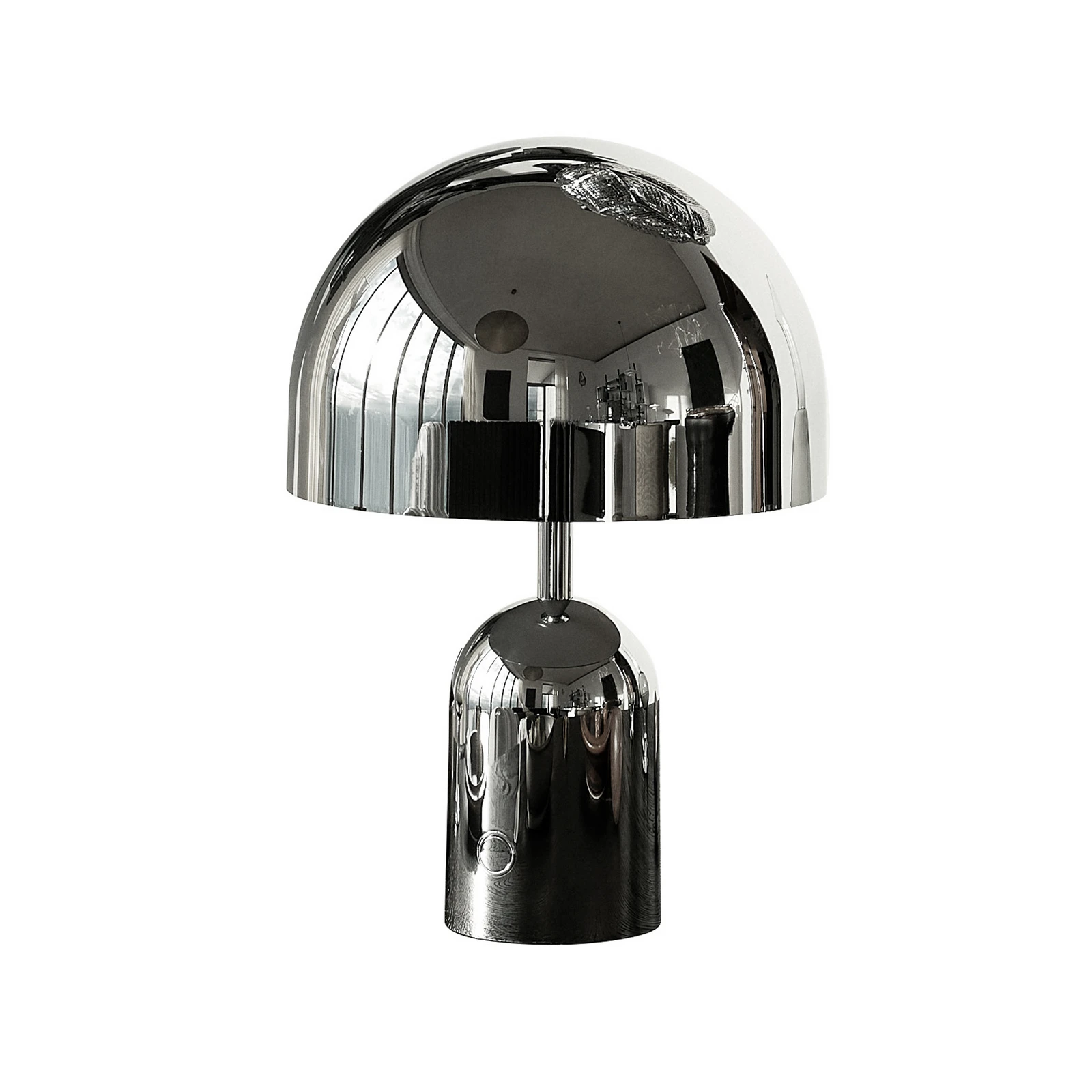 Tom Dixon LED-pöytälamppu Beat, alumiinivärinen, korkeus 53 cm